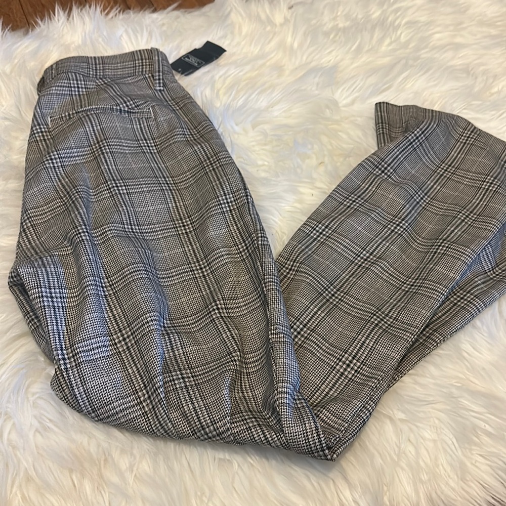 Abercrombie plaid split hem pant